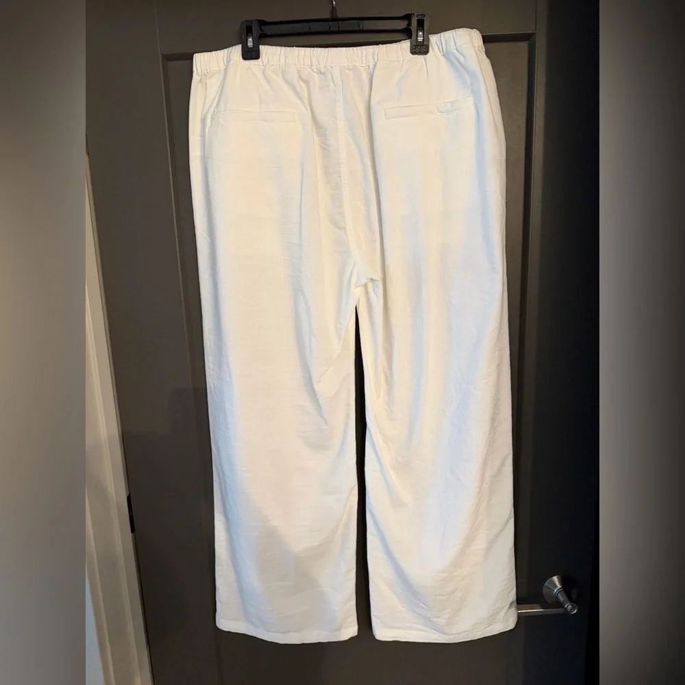 NWOT Coofandy Men’s Casual Linen Lightweight Beach Pants size 3XL